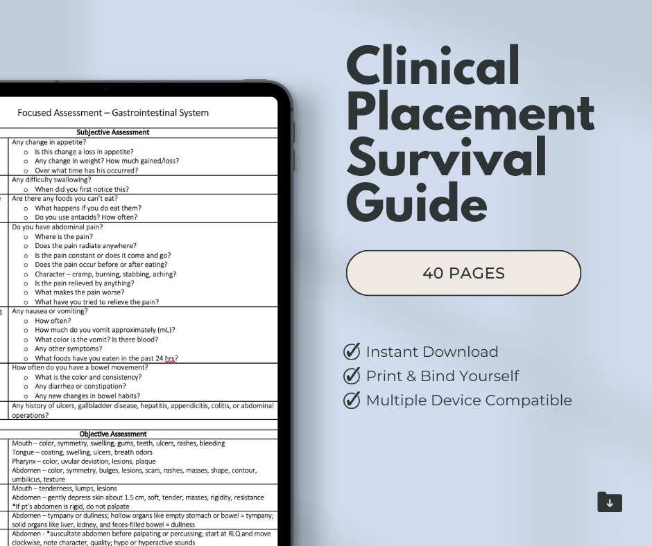 Clinical Placement Survival Guide