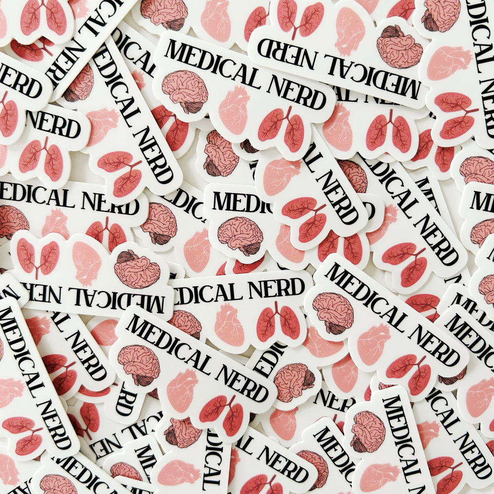 
                  
                    NEW - Medical Nerd Sticker
                  
                