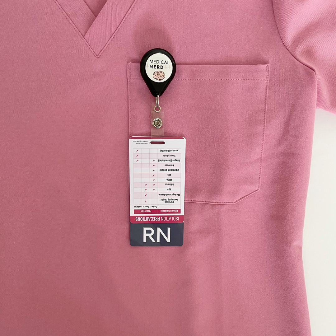 Rn Sign Card Red RN Designation Badge – NurseIQ