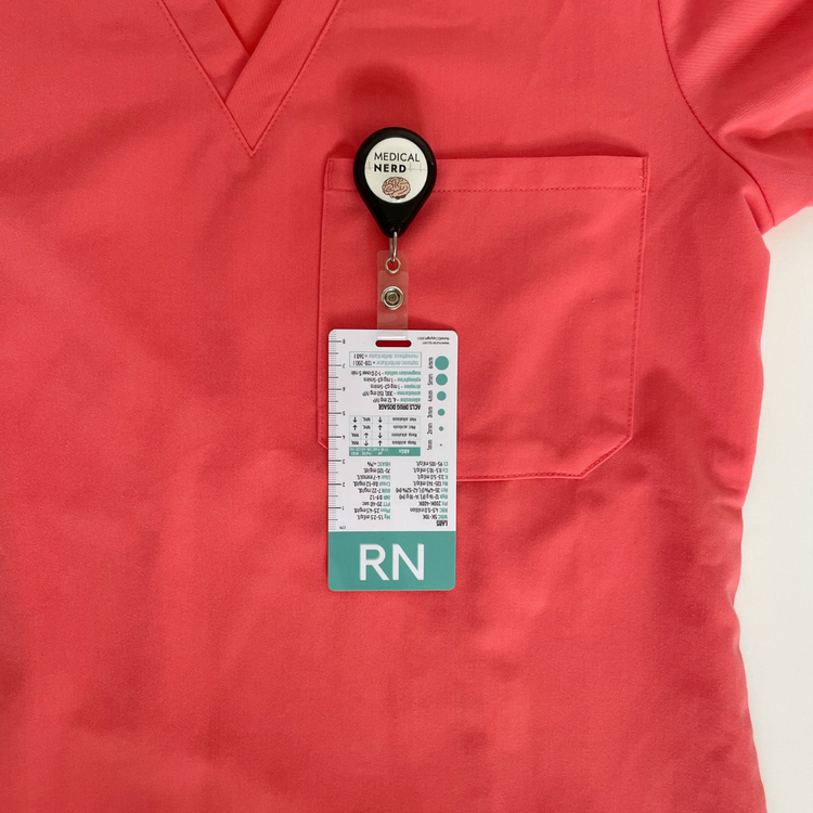 Rn Sign Card Red RN Designation Badge – NurseIQ
