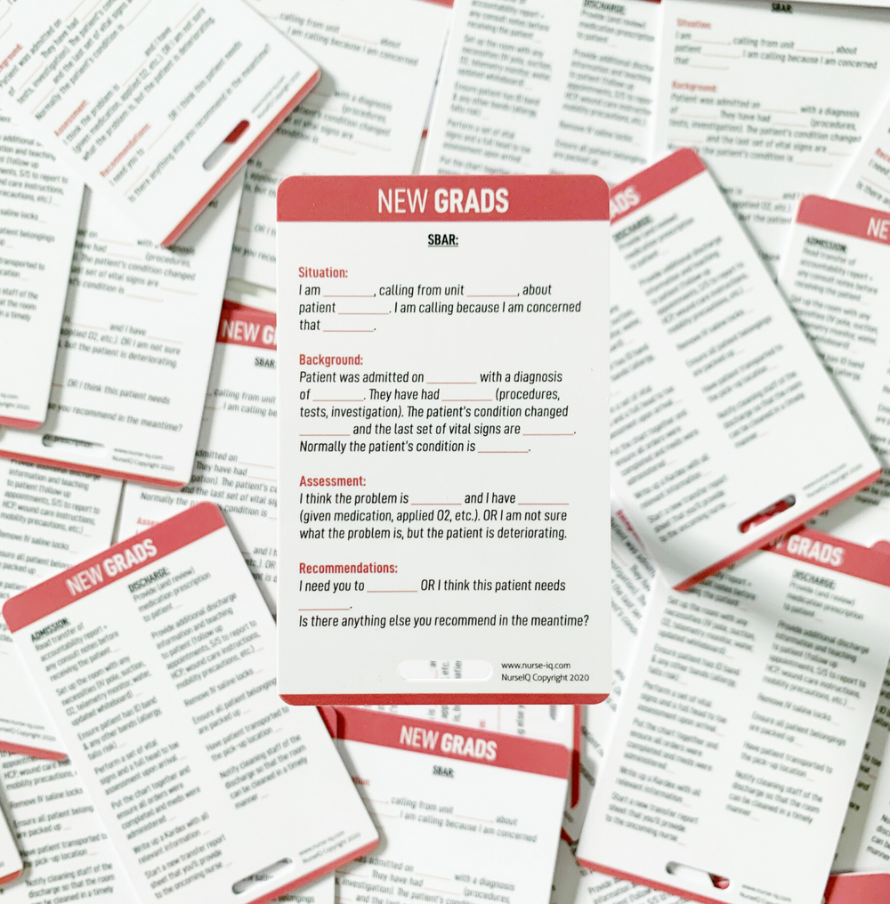 grads reference card New Grads Nursing Reference Cards – NurseIQ